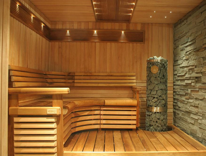 деревянный пол в бане